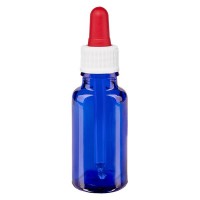 Pipettenflasche blau 20ml, Pipette weiss/rot Standard Pipettenflasche blau 20ml, Pipette weiss/rot Standard