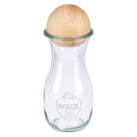 290ml Saftflasche WECK RR60 mit Holzkugel Buche 290ml Saftflasche WECK RR60 mit Holzkugel Buche
