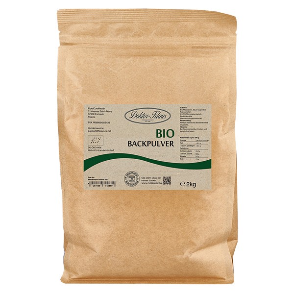 2kg Bio Backpulver Doktor-Klaus noWaste Grosspackung