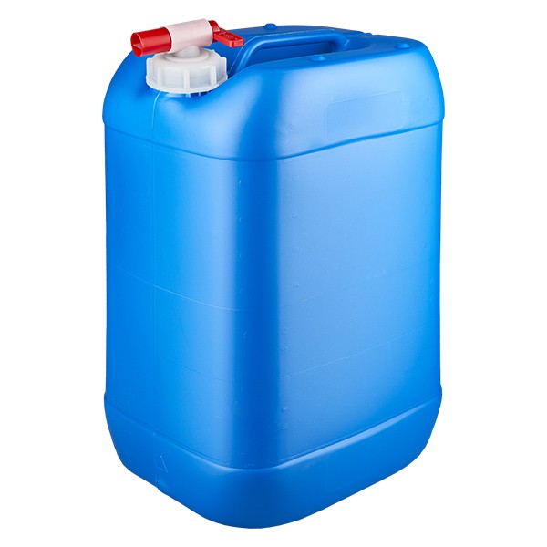 Kanister 25 Liter blau mit Auslaufhahn
