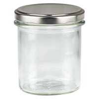 350ml Sturzglas mit BasicSeal Deckel silber UNiTWiST 350ml Sturzglas mit BasicSeal Deckel silber UNiTWiST