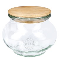 WECK-Schmuckglas 220ml mit Holzdeckel WECK-Schmuckglas 220ml mit Holzdeckel