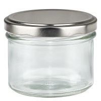 225ml Sturzglas mit BasicSeal Deckel silber UNiTWiST 225ml Sturzglas mit BasicSeal Deckel silber UNiTWiST