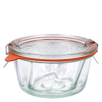 450ml Gugelhupfglas komplett WECK RR120 450ml Gugelhupfglas komplett WECK RR120