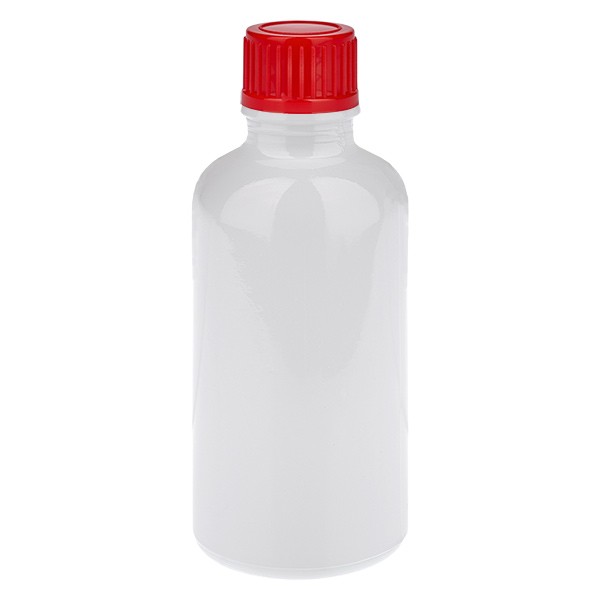 50ml Flasche 11mm SV rot STD WhiteLine UT18/50