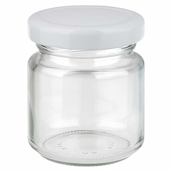 53ml Rundglas mit BasicSeal Deckel weiss UNiTWIST