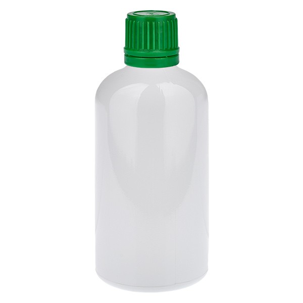 100ml Flasche 11mm SV grün OV WhiteLine UT18/100