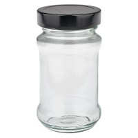 390ml Rundglas mit BasicSeal Deckel schwarz UNiTWIST 390ml Rundglas mit BasicSeal Deckel schwarz UNiTWIST