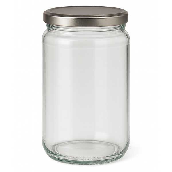 305ml Rundglas mit BasicSeal Deckel silber UNiTWiST