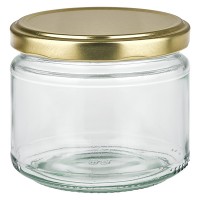 330ml Rundglas mit BasicSeal Deckel gold UNiTWIST 330ml Rundglas mit BasicSeal Deckel gold UNiTWIST
