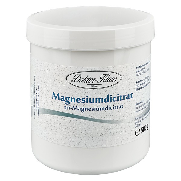 500g Doktor-Klaus tri-Magnesiumdicitrat wasserfrei