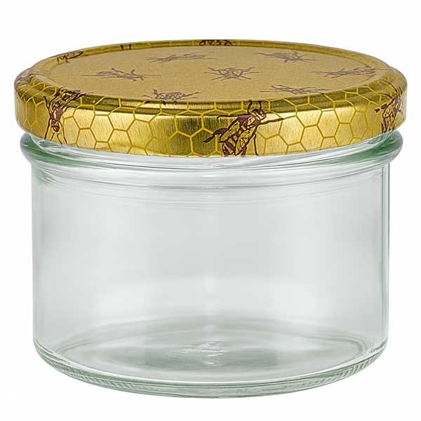 225ml Sturzglas + BasicSeal Deckel Bienenwabe UNiTWiST