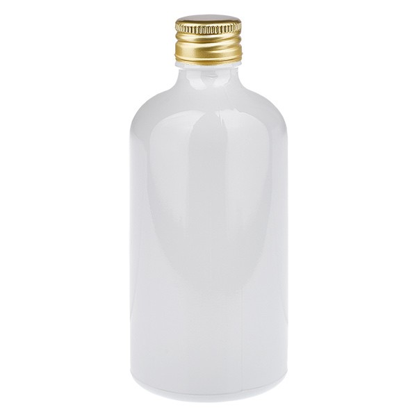 100ml Flasche 11mm SV Alu-Go. STD WhiteL. UT18/100