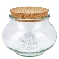 1062ml Schmuckglas WECK RR100 mit Korken natur 1062ml Schmuckglas WECK RR100 mit Korken natur