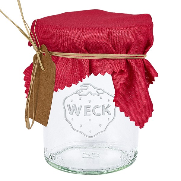 Stoff Schmuckdeckchen bordeaux 15cm eckig