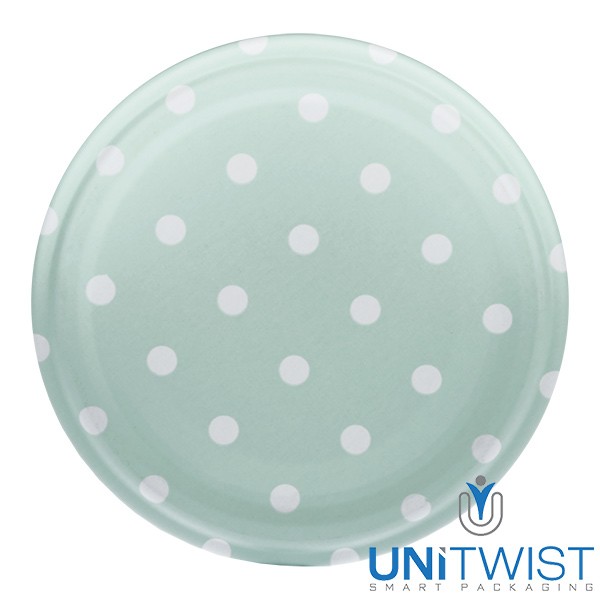 63mm BasicSeal Deckel Punkte mint matt (TO63) UNiTWIST®