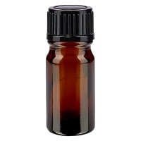 Apothekenfl. braun 5ml Tropfv. Pr. 1mm schwarz OV Apothekenfl. braun 5ml Tropfv. Pr. 1mm schwarz OV