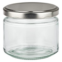 330ml Rundglas mit BasicSeal Deckel silber UNiTWiST 330ml Rundglas mit BasicSeal Deckel silber UNiTWiST