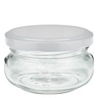 120ml Terrinenglas mit BasicSeal Deckel weiss UNiTWIST 120ml Terrinenglas mit BasicSeal Deckel weiss UNiTWIST