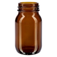 Weithalsflasche 100ml Braunglas mit DIN 40 Mündung ohne Verschluß Weithalsflasche 100ml Braunglas mit DIN 40 Mündung ohne Verschluß