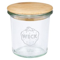 WECK-Mini-Sturzglas 140ml mit Holzdeckel WECK-Mini-Sturzglas 140ml mit Holzdeckel