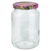 795ml Rundglas + BasicSeal Deckel Blüten-Dekor UNiTWiST 795ml Rundglas + BasicSeal Deckel Blüten-Dekor UNiTWiST
