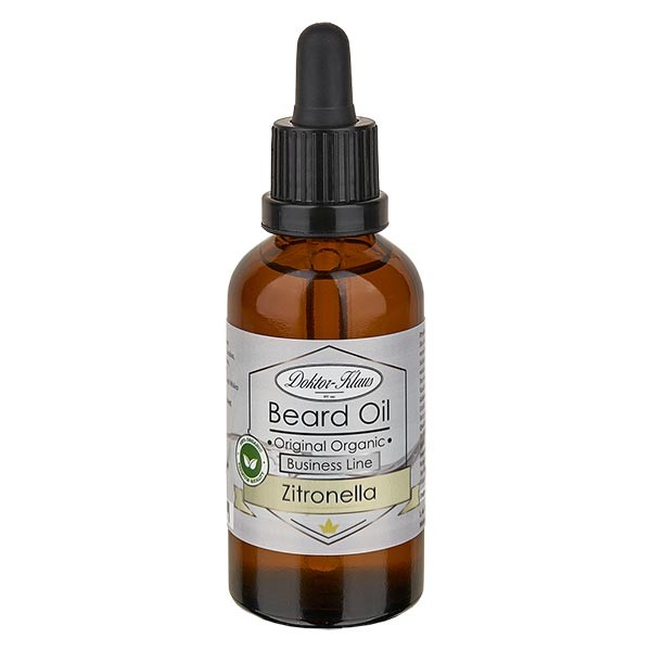 Bart-Öl 50ml Zitronella Business Line (Original Organic Beard Oil) von Doktor Klaus