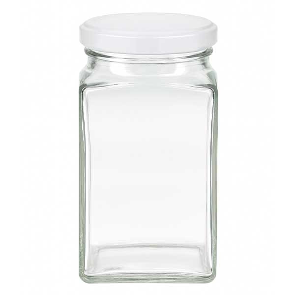 260ml Tetraglas mit BasicSeal Deckel weiss UNiTWIST