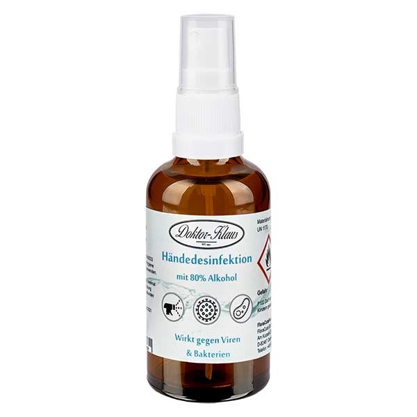 Doktor-Klaus Händedesinfektion Spray 50ml (Ethanol 80%)