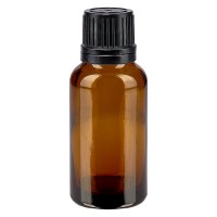 Apothekenfl. braun 20ml Schraubv. schw Giessr. OV Apothekenfl. braun 20ml Schraubv. schw Giessr. OV