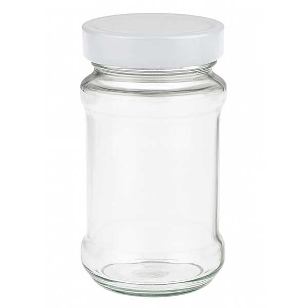 390ml Rundglas mit BasicSeal Deckel weiss UNiTWIST