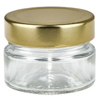 80ml Rundglas mit BasicSeal Deckel gold deep UNiTWiST 80ml Rundglas mit BasicSeal Deckel gold deep UNiTWiST