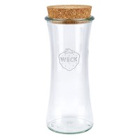 700ml Delikatessenglas WECK RR80 mit Korken natur 700ml Delikatessenglas WECK RR80 mit Korken natur