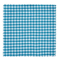 Stoffdeckchen türkis karo 120x120mm eckig Stoffdeckchen türkis karo 120x120mm eckig