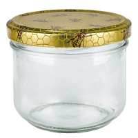 260ml Sturzglas + BasicSeal Deckel Bienenwabe UNiTWiST 260ml Sturzglas + BasicSeal Deckel Bienenwabe UNiTWiST