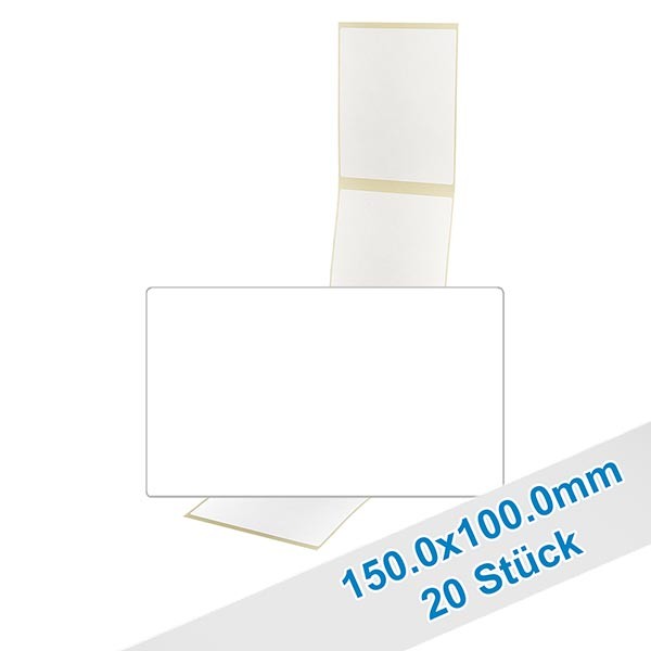 20er Pack Etiketten 150.0x100.0mm zum Beschriften