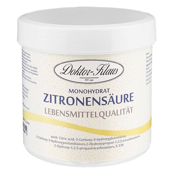 250g Zitronensäure, E330, Lebensmittelqualität