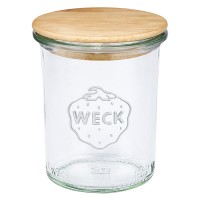 WECK-Mini-Sturzglas 160ml mit Holzdeckel WECK-Mini-Sturzglas 160ml mit Holzdeckel
