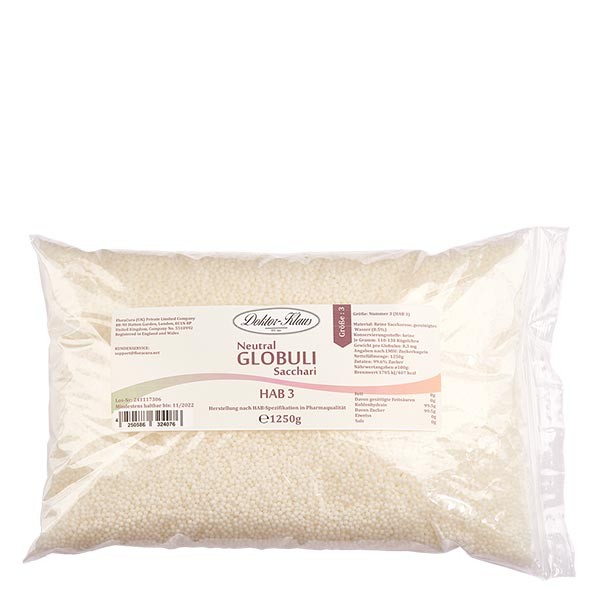 1250g Neutral Globuli HAB3 aus 100% reiner Saccharose