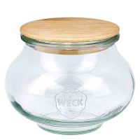 WECK-Schmuckglas 560ml mit Holzdeckel WECK-Schmuckglas 560ml mit Holzdeckel