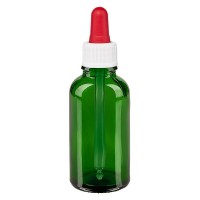Pipettenflasche grün 30ml, Pipette weiss/rot Standard Pipettenflasche grün 30ml, Pipette weiss/rot Standard
