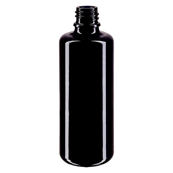 Violettglas Flasche 50ml DIN 18 (Mironglas)