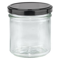 167ml Sturzglas mit BasicSeal Deckel schwarz UNiTWiST 167ml Sturzglas mit BasicSeal Deckel schwarz UNiTWiST