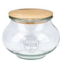 WECK-Schmuckglas 1062ml mit Holzdeckel WECK-Schmuckglas 1062ml mit Holzdeckel