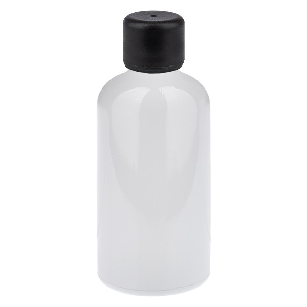 100ml Flasche 6mm SV schwarz STD WhiteL. UT18/100