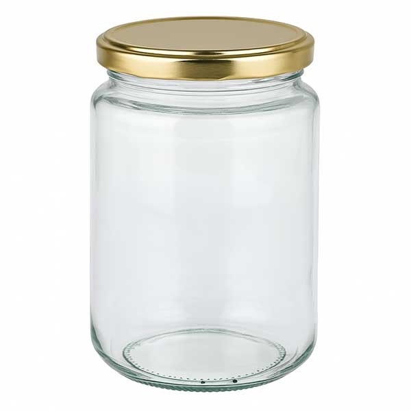 382ml Rundglas mit BasicSeal Deckel gold UNiTWIST
