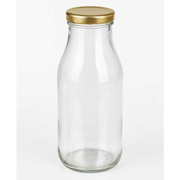 263ml Flasche mit BasicSeal Deckel gold UNiTWIST