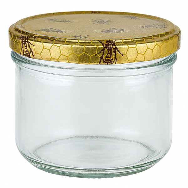 260ml Sturzglas + BasicSeal Deckel Bienenwabe UNiTWiST