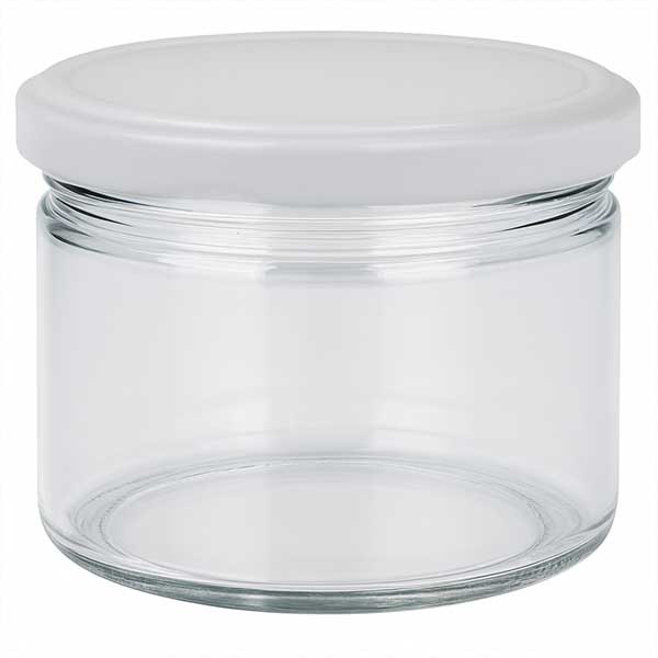 540ml Rundglas + BasicSeal Deckel silber matt UNiTWIST