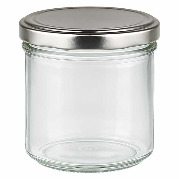 167ml Sturzglas mit BasicSeal Deckel silber UNiTWiST